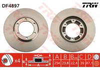 Bromsskiva DF4897 TRW