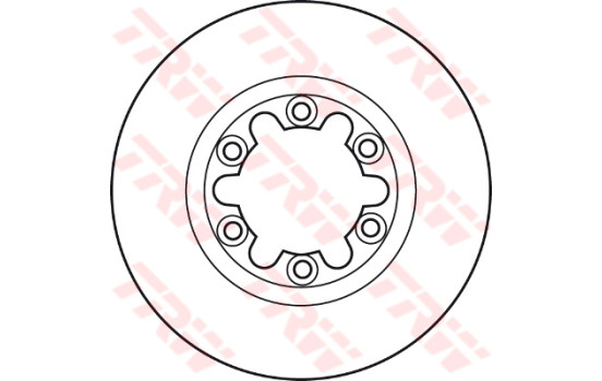 Bromsskiva DF4898 TRW, bild 2