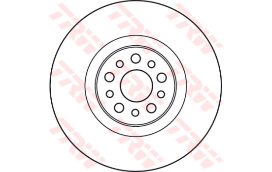 Bromsskiva DF4904S TRW, bild 2