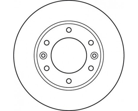Bromsskiva DF4924S TRW, bild 3