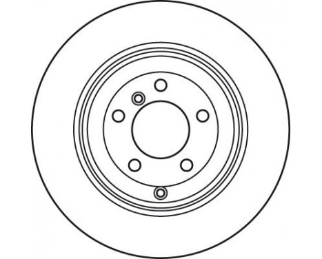 Bromsskiva DF4955S TRW, bild 3