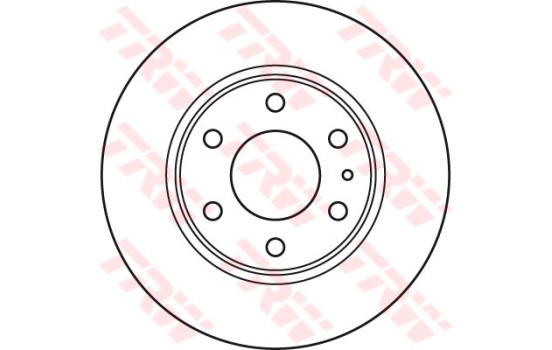 Bromsskiva DF4988S TRW, bild 2