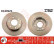 Bromsskiva DF4992S TRW