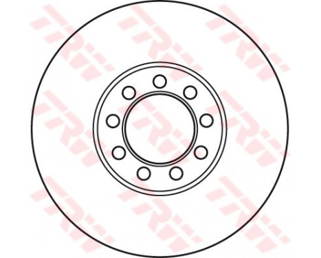 Bromsskiva DF4994S TRW, bild 2