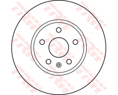 Bromsskiva DF4996S TRW, bild 2