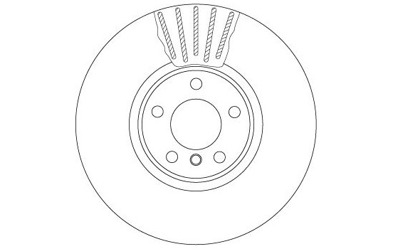Bromsskiva DF6001S TRW, bild 3
