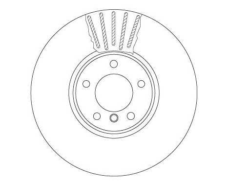 Bromsskiva DF6003S TRW, bild 2