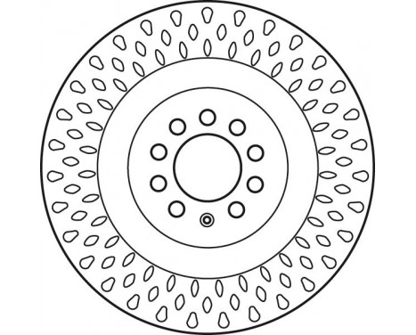 Bromsskiva DF6011S TRW, bild 2