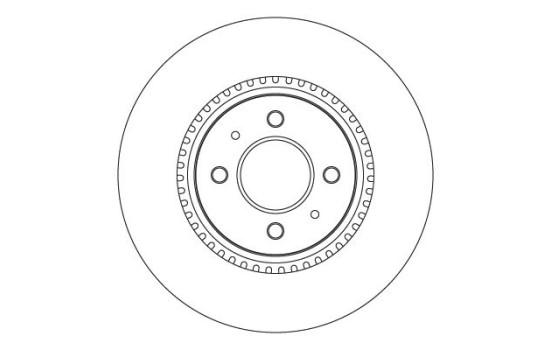 Bromsskiva DF6025 TRW