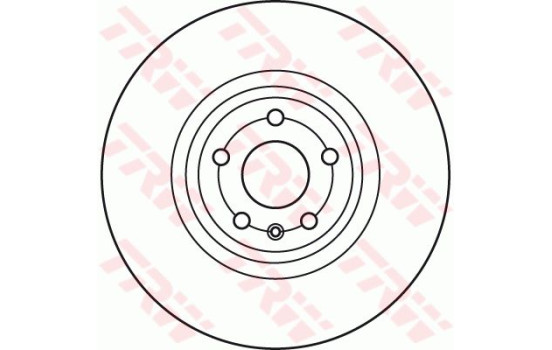 Bromsskiva DF6041S TRW