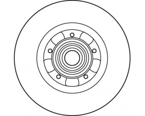 Bromsskiva DF6043BS TRW, bild 3