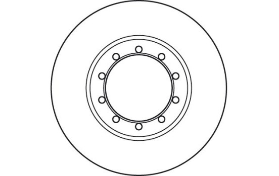 Bromsskiva DF6049 TRW