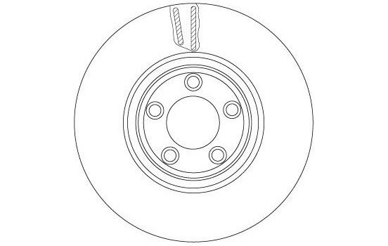 Bromsskiva DF6073S TRW, bild 2