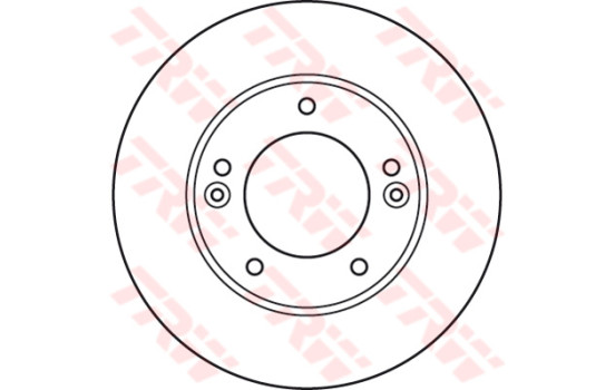 Bromsskiva DF6081S TRW, bild 2