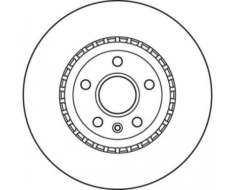 Bromsskiva DF6113S TRW, bild 3