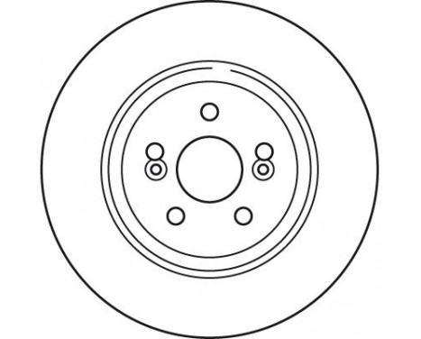 Bromsskiva DF6117S TRW, bild 2