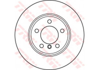 Bromsskiva DF6119S TRW