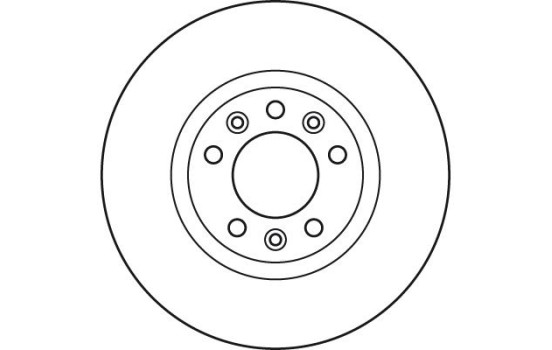 Bromsskiva DF6121 TRW, bild 2