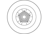 Bromsskiva DF6126BS TRW