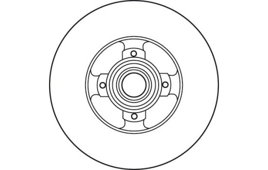 Bromsskiva DF6128BS TRW