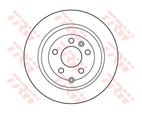 Bromsskiva DF6129 TRW, bild 2