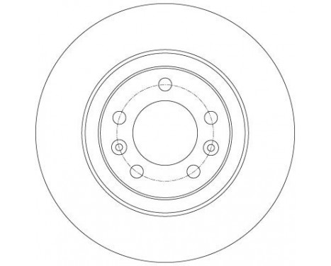 Bromsskiva DF6134 TRW, bild 2