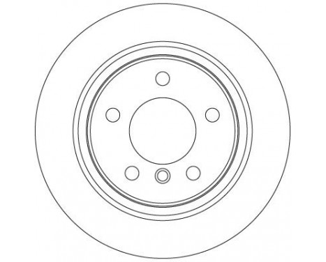 Bromsskiva DF6137 TRW, bild 2