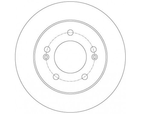 Bromsskiva DF6144 TRW, bild 2