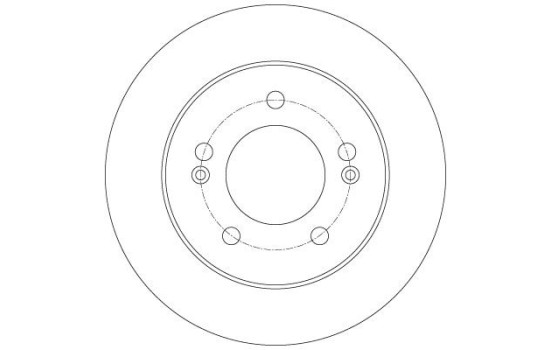 Bromsskiva DF6144 TRW, bild 2