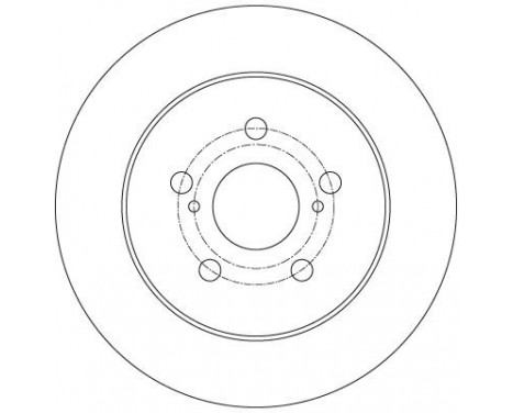 Bromsskiva DF6145 TRW, bild 2