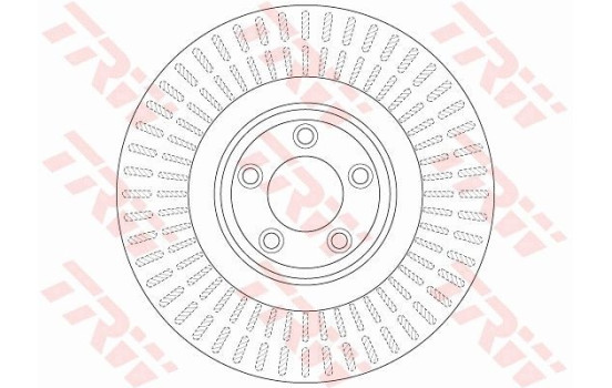 Bromsskiva DF6146S TRW