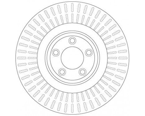 Bromsskiva DF6146S TRW, bild 2