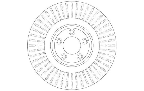 Bromsskiva DF6146S TRW, bild 2