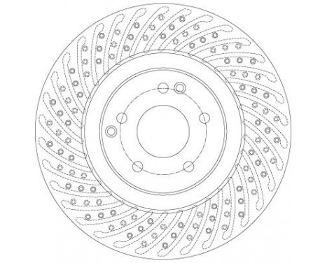 Bromsskiva DF6153S TRW, bild 3