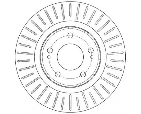 Bromsskiva DF6174 TRW, bild 2