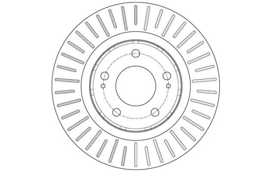 Bromsskiva DF6174 TRW