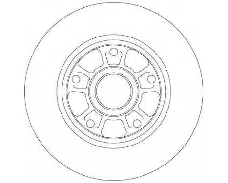 Bromsskiva DF6182 TRW, bild 2