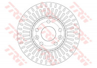 Bromsskiva DF6184 TRW