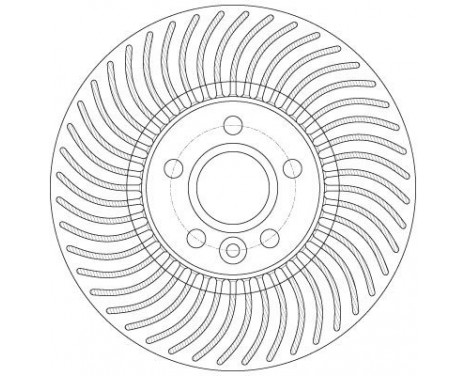 Bromsskiva DF6185S TRW, bild 3