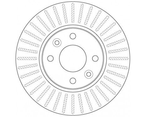 Bromsskiva DF6186 TRW, bild 2