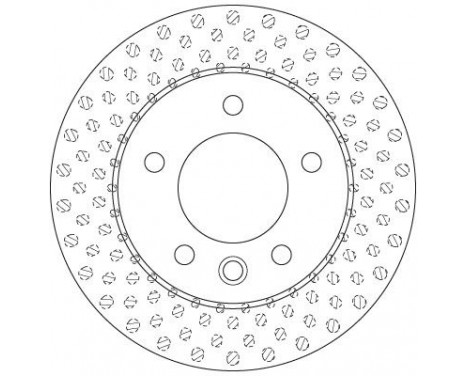 Bromsskiva DF6194S TRW, bild 2