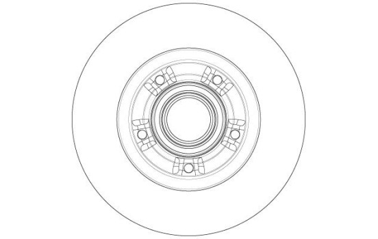 Bromsskiva DF6203BS TRW, bild 3