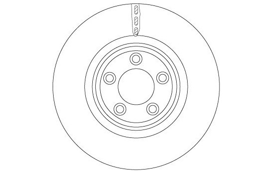Bromsskiva DF6223S TRW