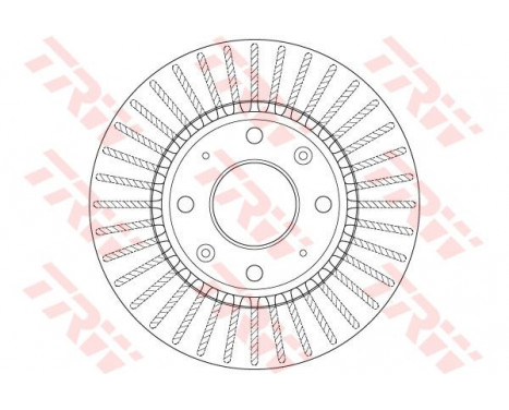 Bromsskiva DF6229 TRW