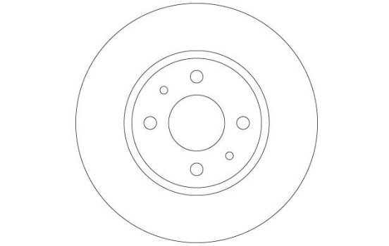 Bromsskiva DF6231 TRW