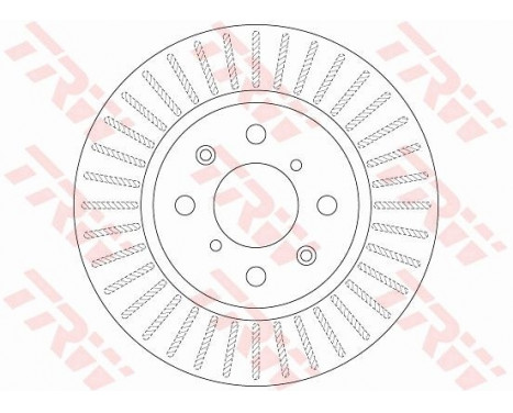 Bromsskiva DF6232 TRW, bild 2