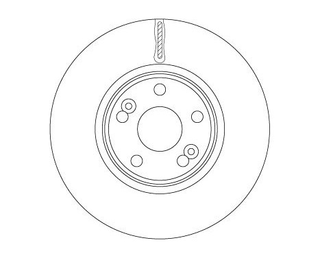 Bromsskiva DF6233S TRW, bild 2