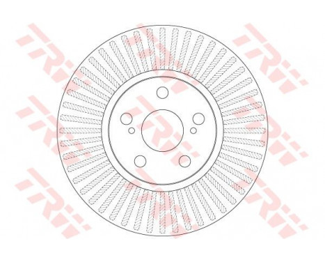 Bromsskiva DF6234 TRW