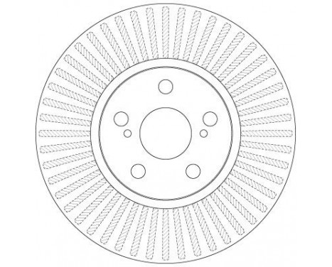 Bromsskiva DF6234 TRW, bild 2