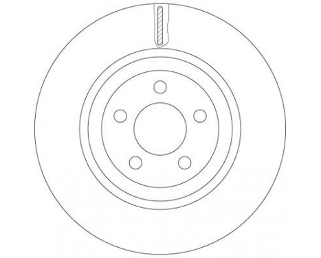 Bromsskiva DF6244S TRW, bild 2